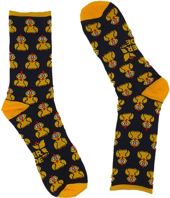 Calcetin Zuper Deportivo Pollitos/negro